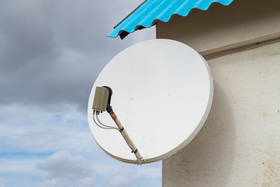 Antenas parabólicas en Vigo